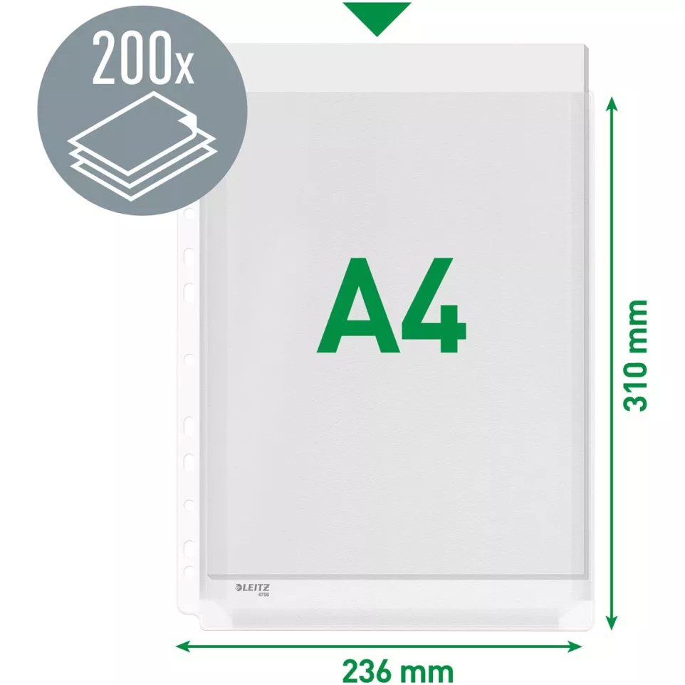 Leitz geperforeerde showtas XL pak...