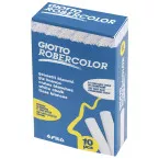 Giotto Robercolor White Chalk Box of 10 Pieces