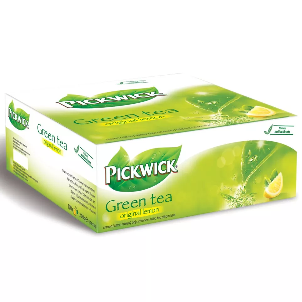 Pickwick Green Tea Lemon, Pack of 100...