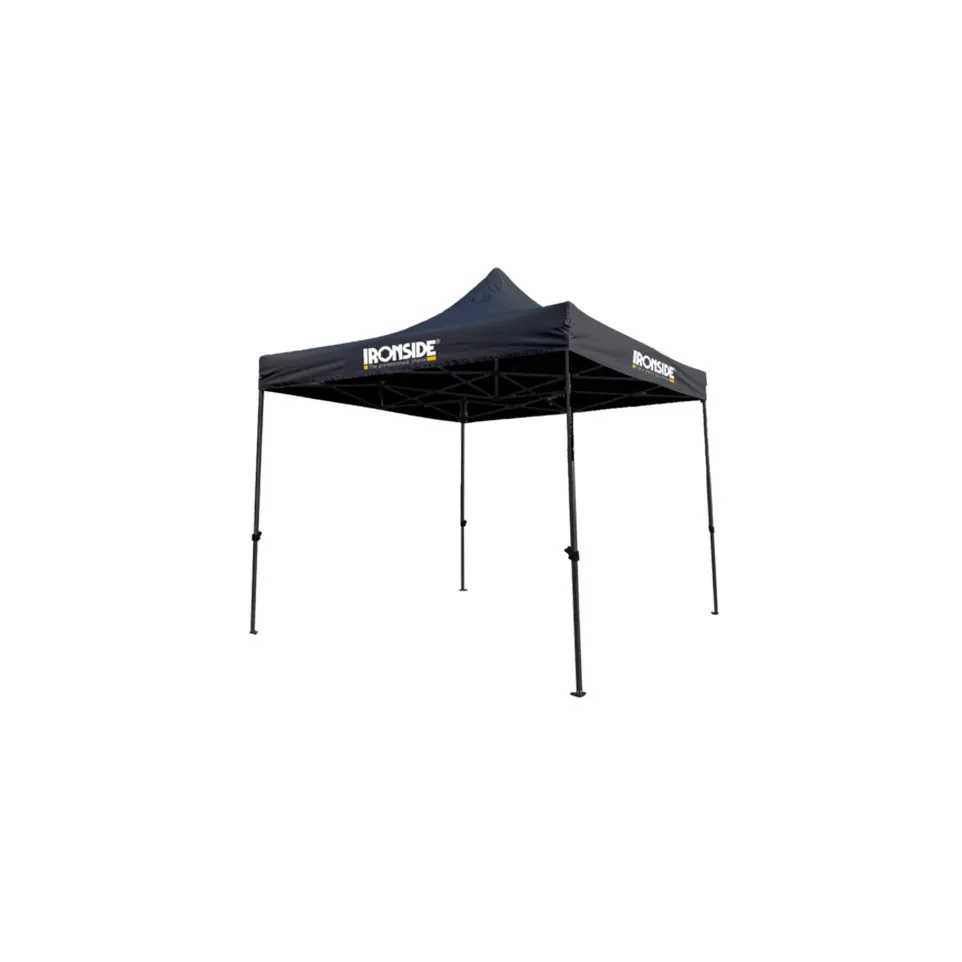 Open Black Construction Site Tent...