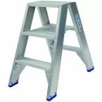Dubbele scharnierende trapladder 2 x 3 treden / pce
