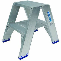 Dubbele scharnierende trapladder 2 x 2 treden / pce