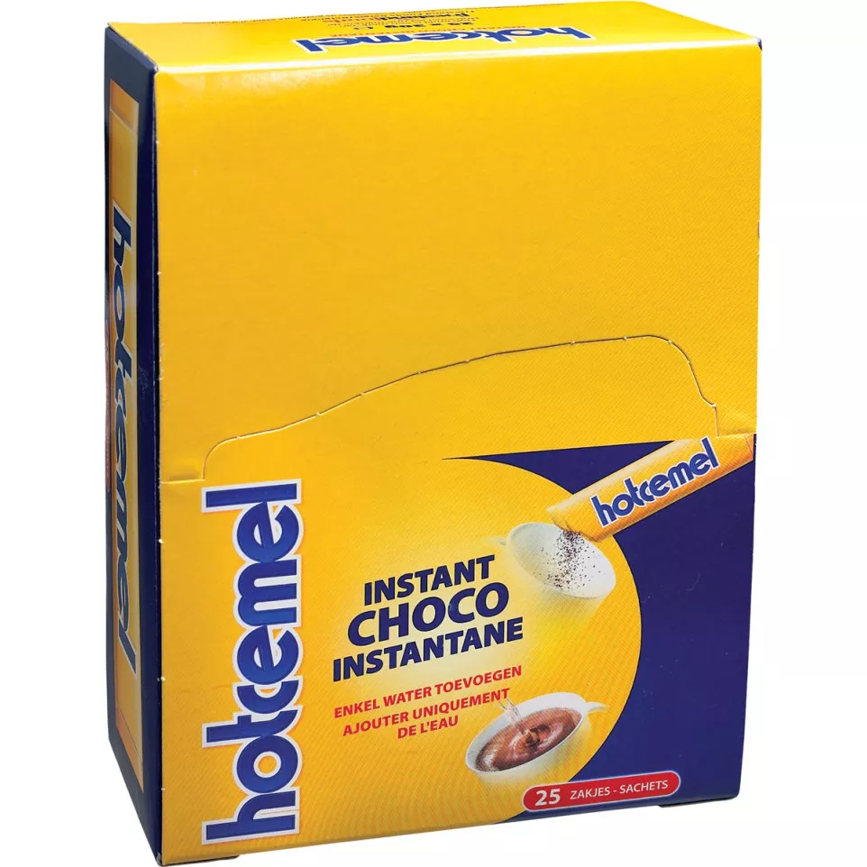 Hotcemel Cocoa Powder, Box of 25 Sachets