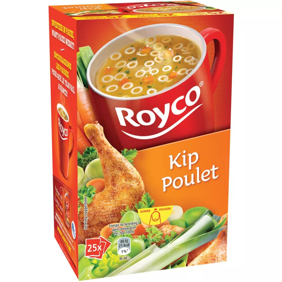 Royco Minute Soup kip, pak van 25 zakjes
