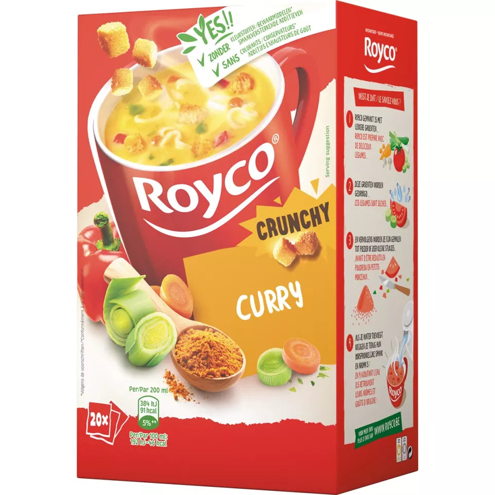Royco Minute Soup Curry with Croutons...