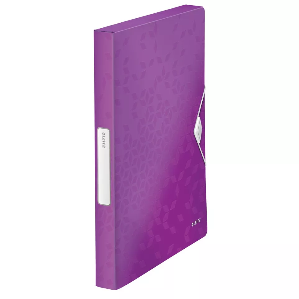Leitz WOW elastobox ft A4, paars