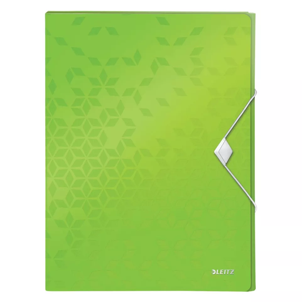 Leitz WOW elastobox ft A4, groen