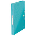 Leitz WOW elastobox ft A4, ijsblauw