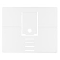 R-Go Riser Attachable support pour ordinateur portable, blanc