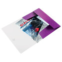Leitz WOW chemise à élastiques et rabats, violet