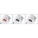 1000 Drainagesproeiers voor frezen 5x25mm en 11mm tussen bevestigingen HB RAL9001 roomwit / 1000pce