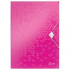 Leitz WOW chemise à élastiques et rabats, rose
