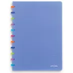 Atoma Tutti Frutti A4 Notebook, 144 Pages, 5 mm Grid, Transparent Blue, Polypropylene Cover
