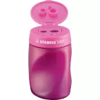 STABILO EASYsharpener Pencil Sharpener 2 Holes for Right-Handed Users Pink