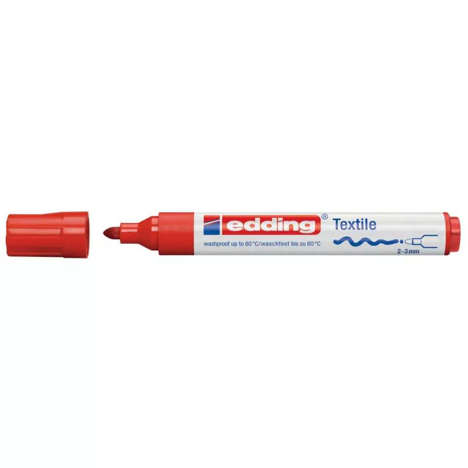 Edding 4500 Textile Marker Red