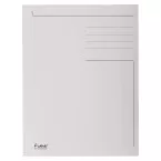 Exacompta chemise de classement Foldyne ft 24 x 35 cm (pour ft folio), gris clair, paquet de 50 pièces