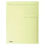 Exacompta dossiermap Foldyne ft 24 x 35 cm (voor ft folio), geel, pak van 50 stuks