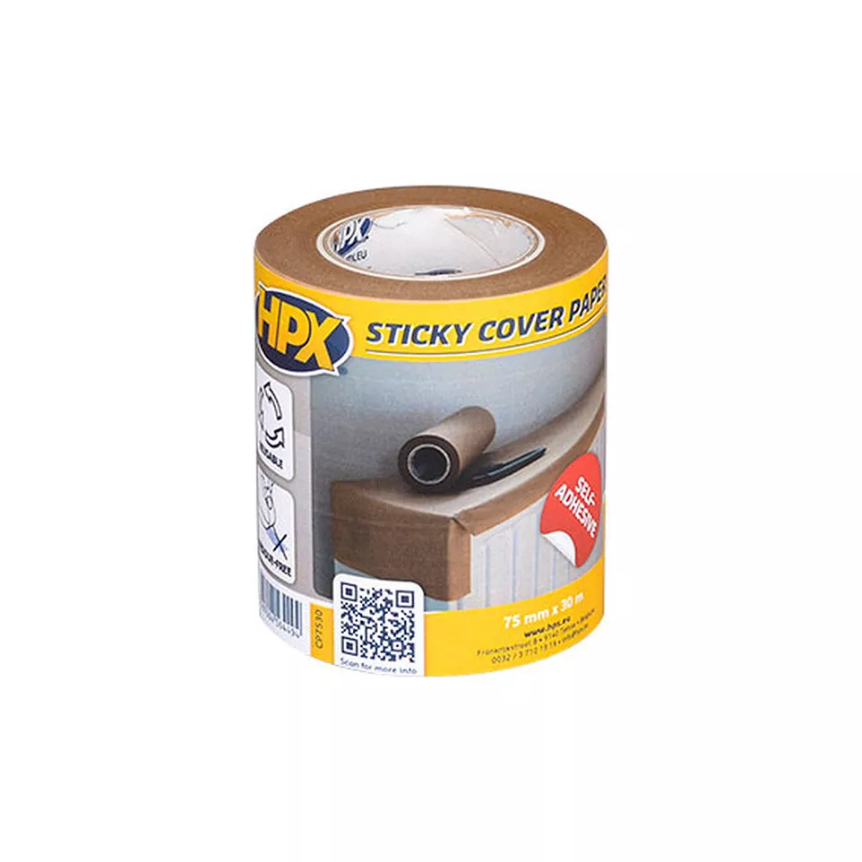 Adhesive Masking Paper Roll 148mm x...