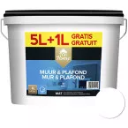Peinture mur et plafond blanc 5L / 5l