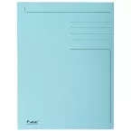 Exacompta chemise de classement Foldyne ft 24 x 32 cm (pour ft A4), bleu clair, paquet de 50 pièces