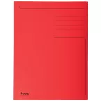 Exacompta chemise de classement Foldyne ft 24 x 32 cm (pour ft A4), rouge, boîte de 50 pièces