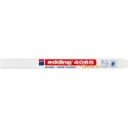 Edding Marqueur craie e-4085, pointe ronde de 1 - 2 mm, blanc