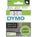 Dymo D1 tape 6 mm, zwart op transparant