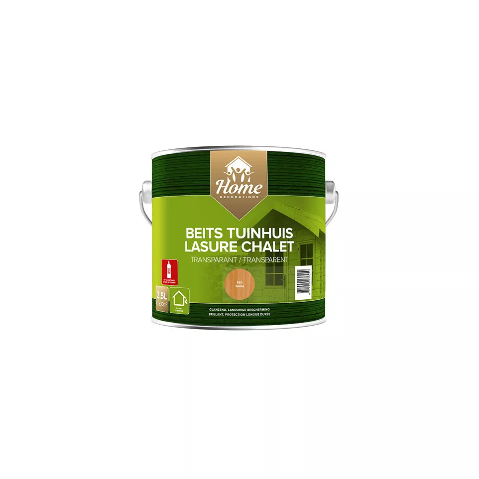 Chaletbeits blank (glans) Red Wash /...