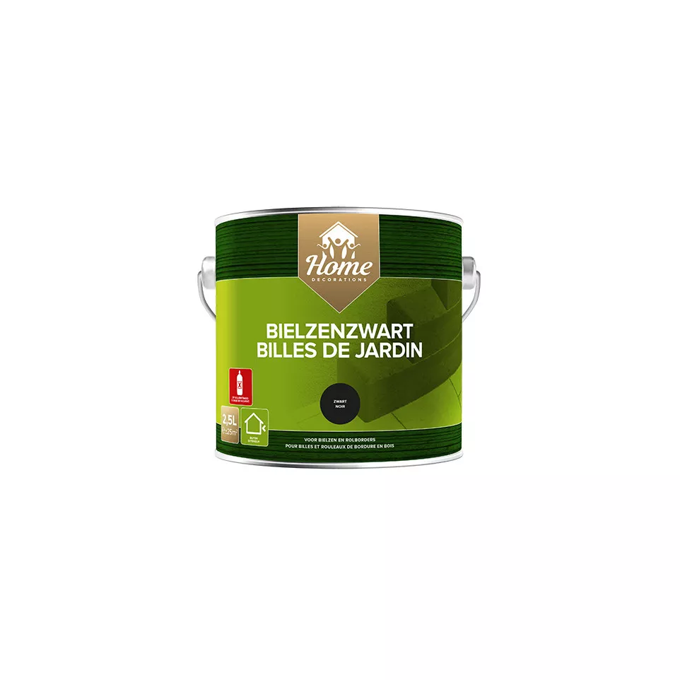 Lasure Bille de jardin noir / 2.5l