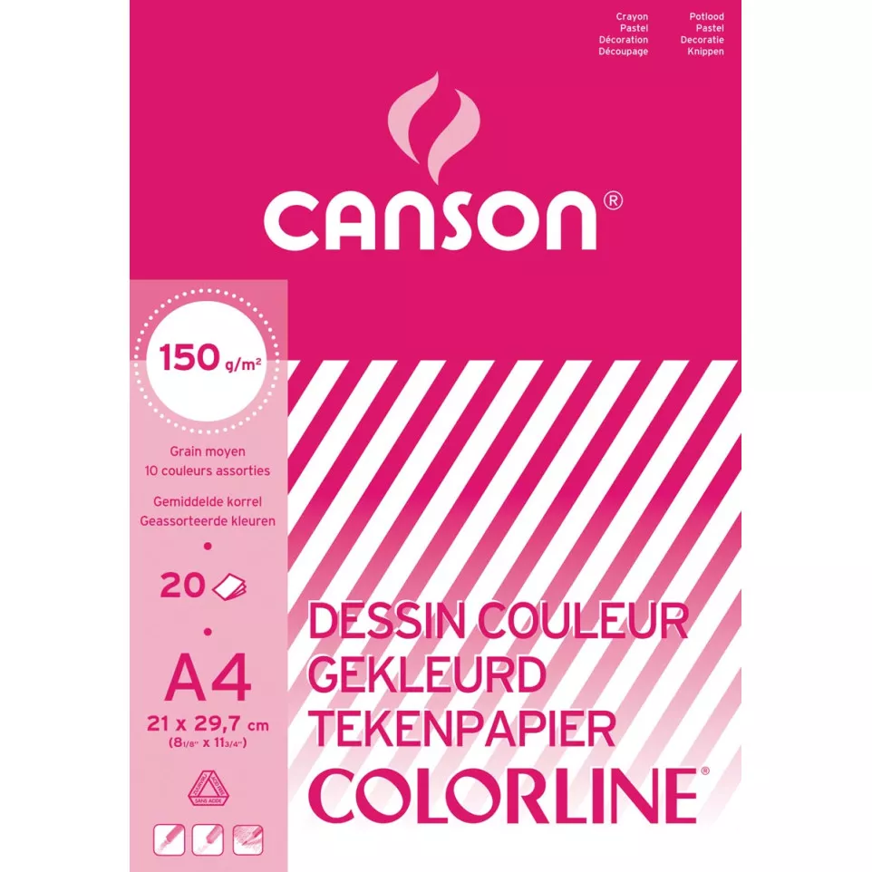 Canson tekenpapier Colorline, 150 g,...