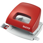 Leitz 5038 Two-Hole Punch, Red