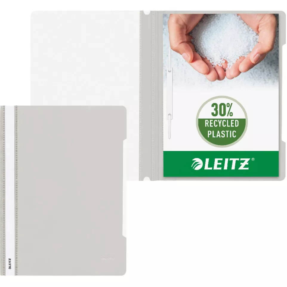 Leitz Snelhechtmap grijs, ft A4