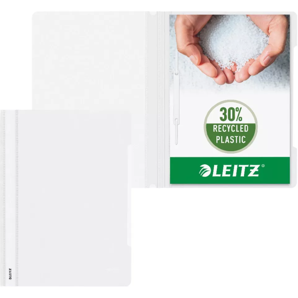 Leitz Snelhechtmap wit, ft A4