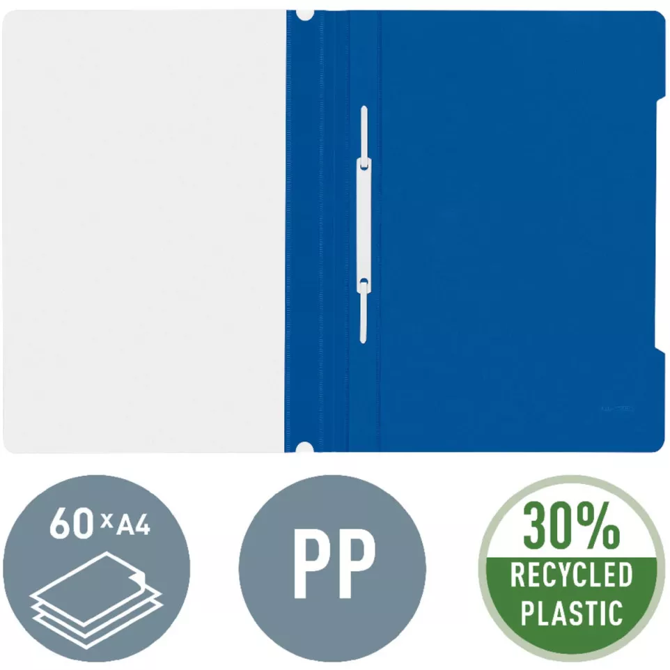Leitz Snelhechtmap blauw, ft A4