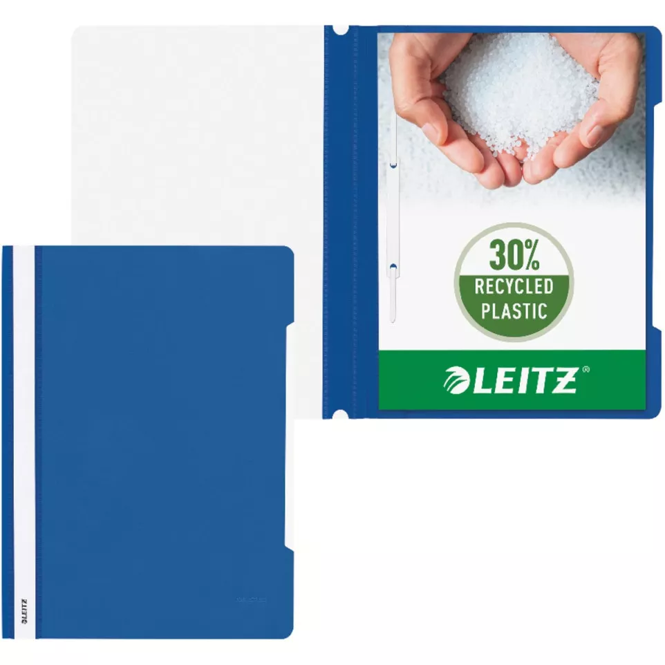 Leitz Snelhechtmap blauw, ft A4