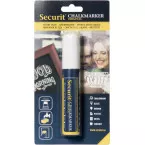 Securit krijtmarker large, op blister, wit