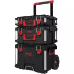 Set  Packout 3 coffres sur chariot Milwaukee / pce
