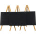 Securit ardoise Mini, ft 24 x 15 cm, hêtre laqué, paquet de 3