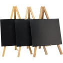 Securit ardoise Mini, ft 24 x 15 cm, hêtre laqué, paquet de 3