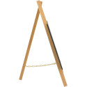 Securit ardoise Mini, ft 24 x 15 cm, hêtre laqué, paquet de 3