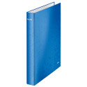 Leitz WOW Ring Binder Laminated 2 D-Ring A4 Blue