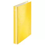 Leitz WOW Ring Binder 2 D-Ring A4 Yellow