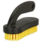 Easy-Wash Yellow Nail Brush with Handle per Piece
