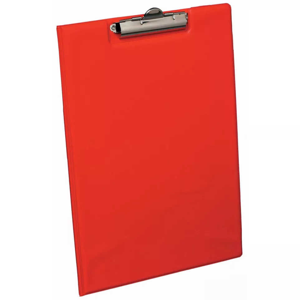 Bantex Basics Red Clipboard Folder