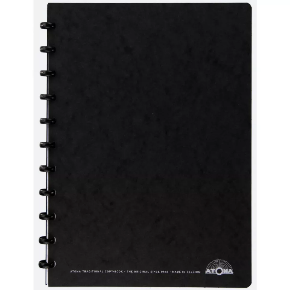 Atoma Meeting Book A4 Black Lined...
