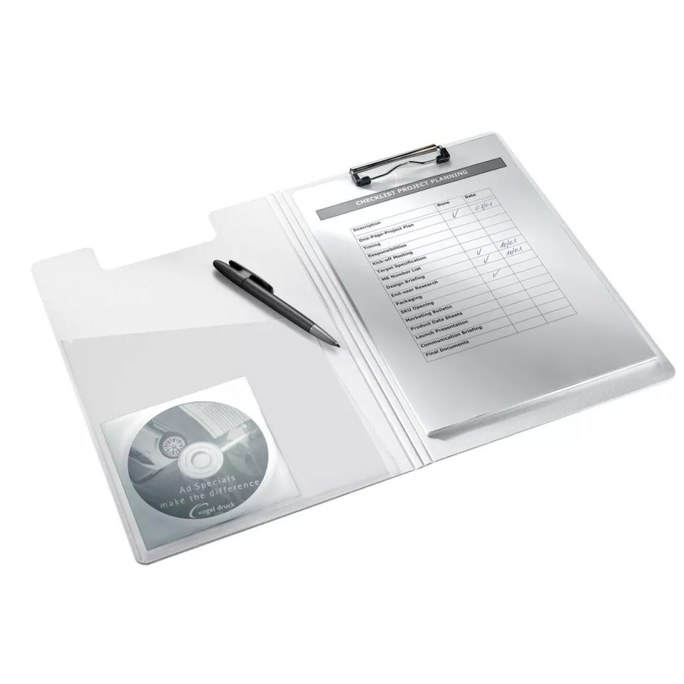 Leitz WOW klemmap met omslag, ft A4,...