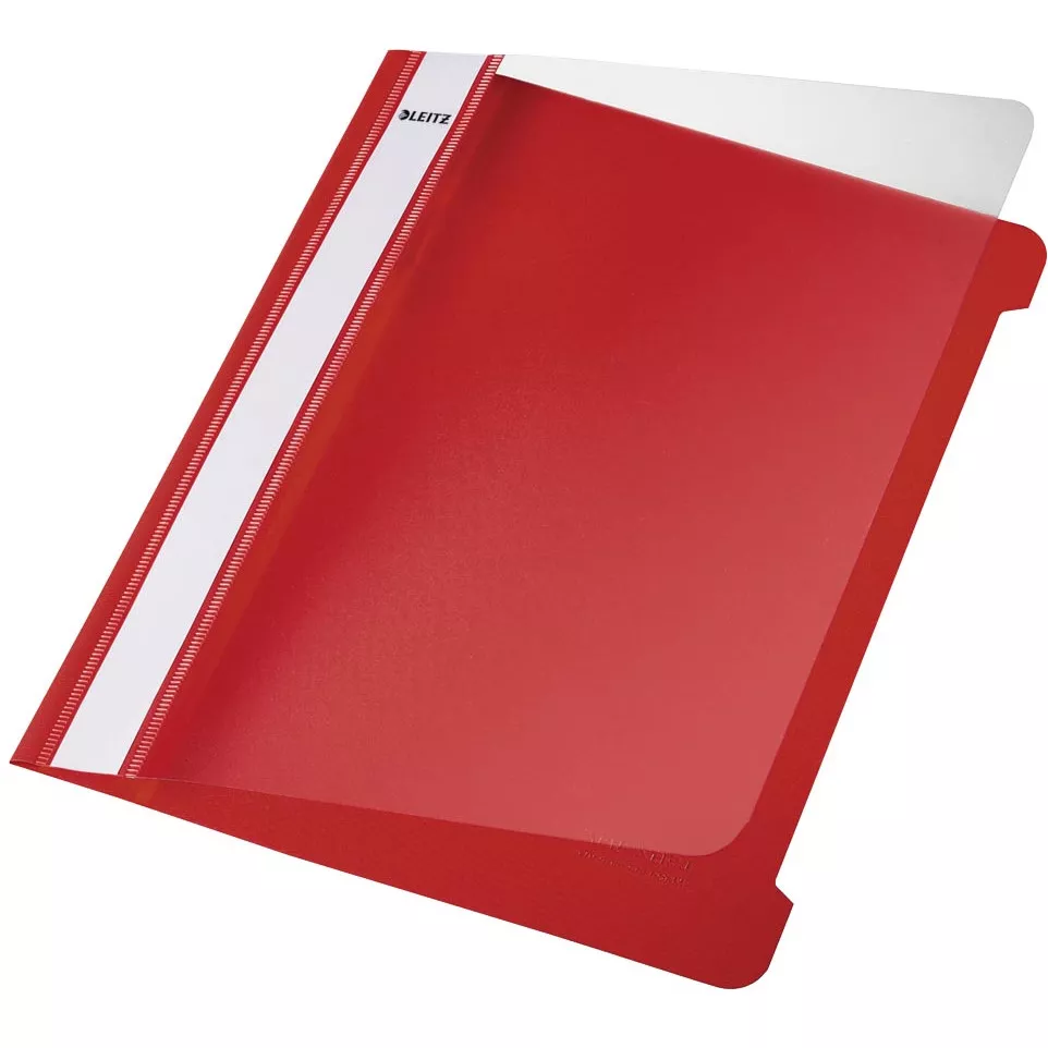 Leitz A5 Project File Red Box of 25