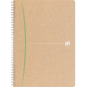 Oxford Touareg cahier à reliure spirale, 180 pages ft A4, quadrillé 5 mm, couleurs assorties
