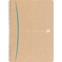 Oxford Touareg cahier à reliure spirale, 180 pages ft A4, quadrillé 5 mm, couleurs assorties