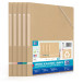Oxford Touareg elastomap, uit karton, ft A4, naturel en geassorteerde kleuren, pak van 5 stuks